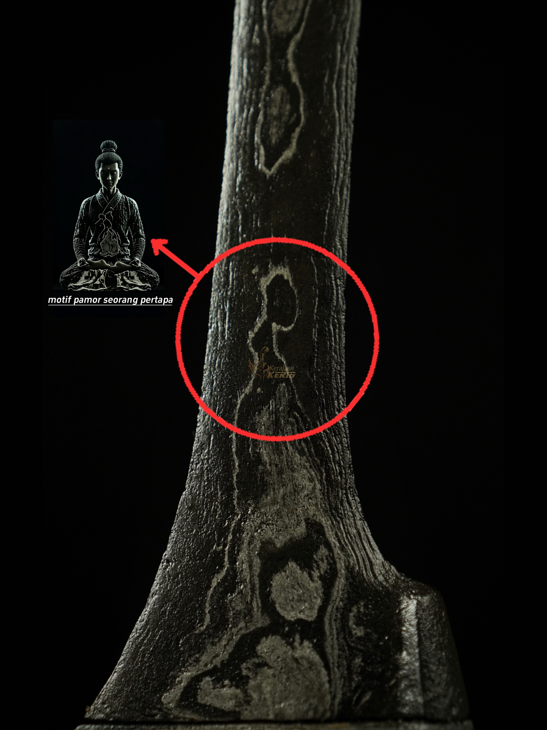 Keris Pamor Rojo Gundolo