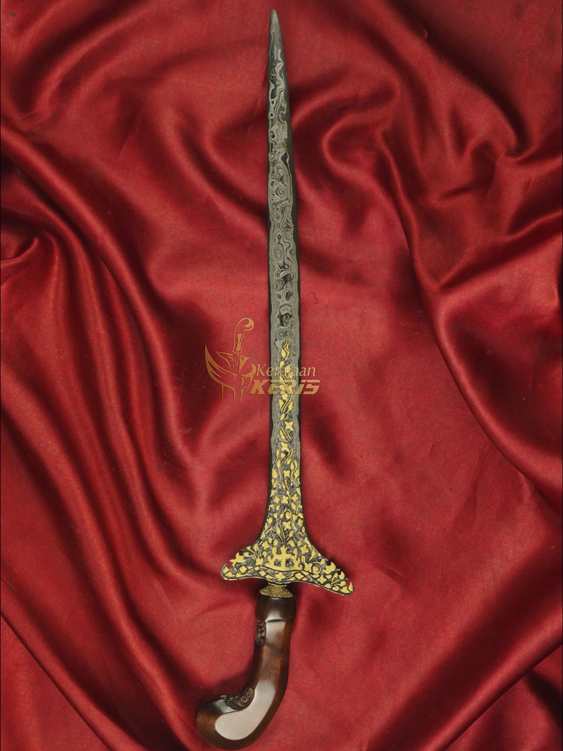 Keris Sepang Kinatah Emas Kamarogan