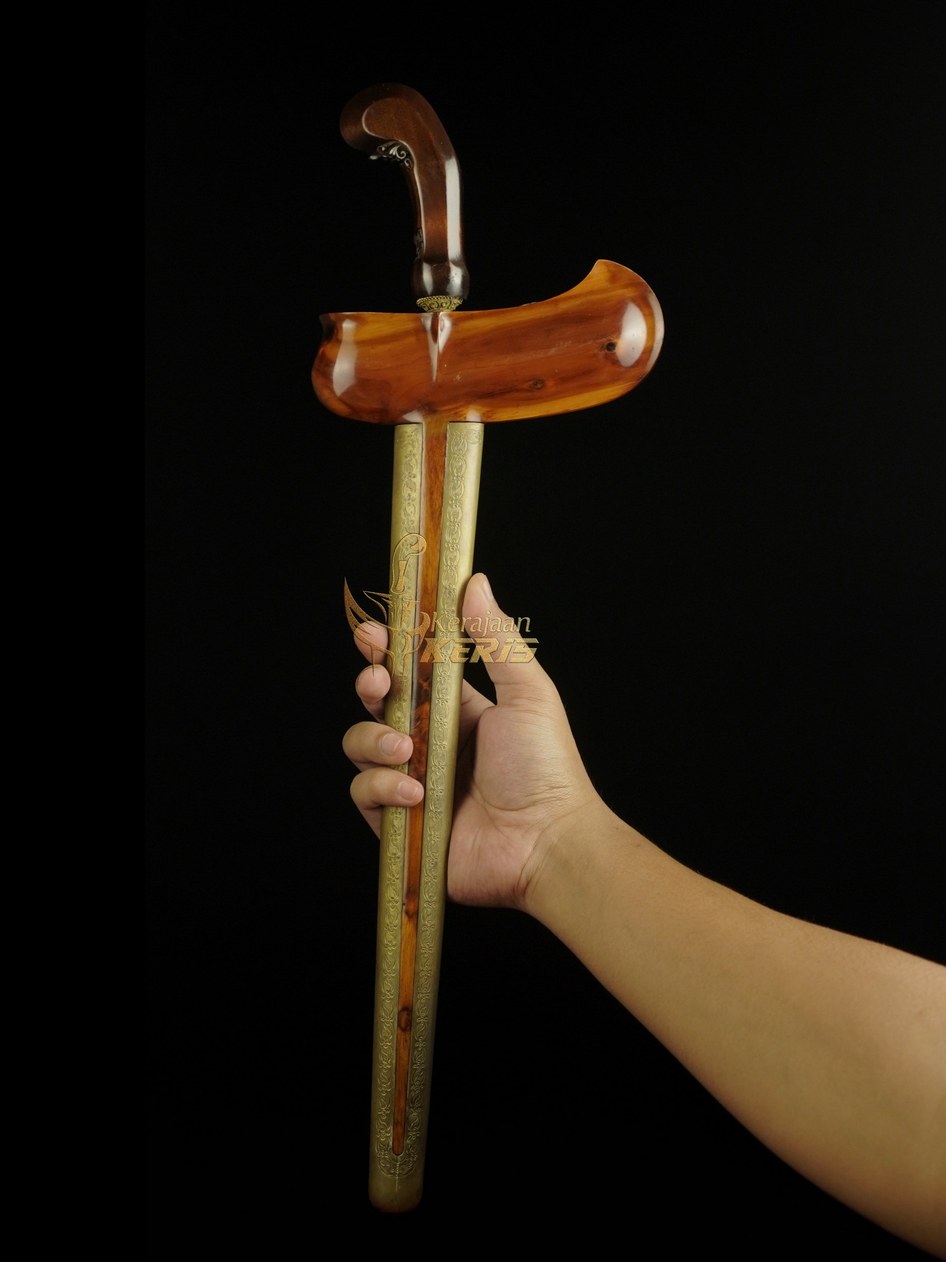 Keris Sepang Kinatah Emas Kamarogan